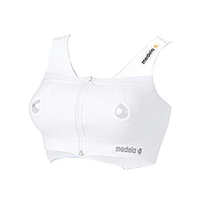 Medela Corpetto per Estrazione del Latte, Bianco, L
