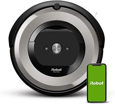 iRobot Roomba e5154 Robot Aspirapolvere, Sistema ad Alte Prestazioni con Dirt Detect e Spazzole Tangle-Free, per Pavimenti e Tappeti, Adatto per i Pel