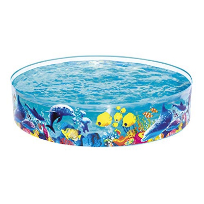 Best Way Rigida Fantasia Mare Cm 183X38 Piscina Gioco Estivo Estate 499, Multicolore, EJ-6942138913774