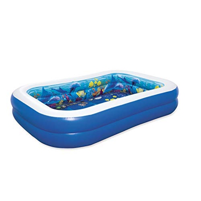 Bestway- Piscina Avventura Marina 3D, Multicolore, 54177
