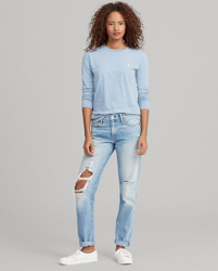 Maglietta a manica lunga in cotone en oferta