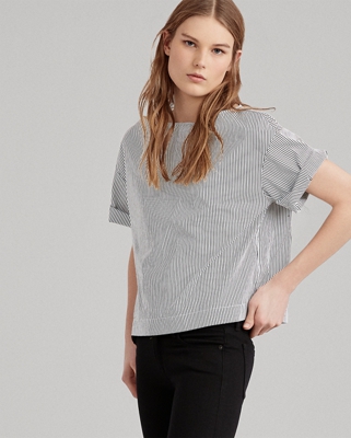 Camicetta in cotone a manica corta