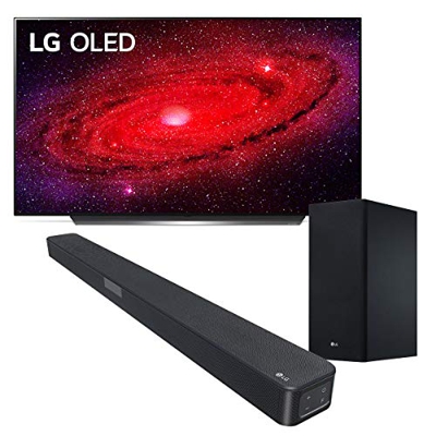 LG OLED TV AI ThinQ OLED55CX6LA.APID, Smart TV 55'', Processore α9 Gen3 con Dolby Vision IQ / Dolby Atmos, Compatibile NVIDIA G-Sync™, Google Assistan