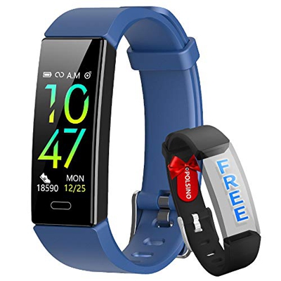 HOFIT Fitness Tracker,Orologio Braccialetto Smartwatch Activity Tracker Impermeabile IP68,Pressione Sanguigna Cardiofrequenzimetro,Contapassi SmartWat