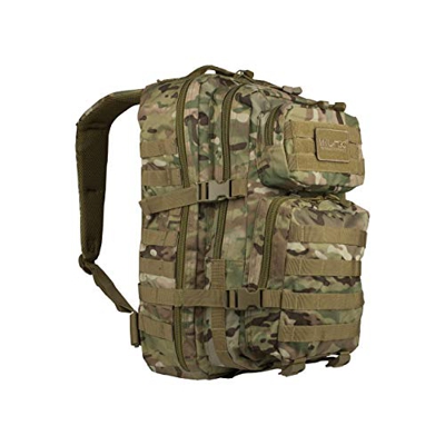 Mil-Tec - Zaino tattico d’assalto Molle, Uomo, 14002049, Multitarn, S