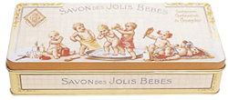 French Classics - Scatola di Metallo con Scritta \Savon De Jolis BBS\ en oferta