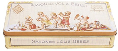 French Classics - Scatola di Metallo con Scritta \Savon De Jolis BBS\