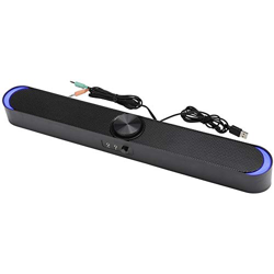 Garsent PC Soundbar, Mini Altoparlanti cablati per Desktop Home Theater Soundbar Stereo con Tecnologia DSP Altoparlanti per PC, Desktop, Laptop, Table precio