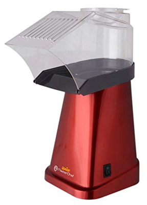 Masterchef Junior, Macchina per popcorn Easy Party - Potenza da 1200 W, macchina per popcorn, con una velocità massima di 3 minuti, senza grassi né ol