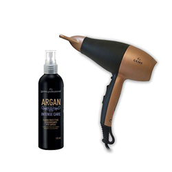 Asciugacapelli Gama con Olio di Argan in Omaggio- Innovativa Tecnologia Ozone Ion 5D- Dotato di 6 Combinazioni- Professionale e Made in Italy- Rinforz en oferta