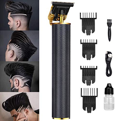 Tagliacapelli Elettrico, Tagliacapelli Uomo Pro Li Outliner Tagliacapelli Elettrico Professionale, Multifunzionale USB Ricaricabile T-Blade Tagliacape