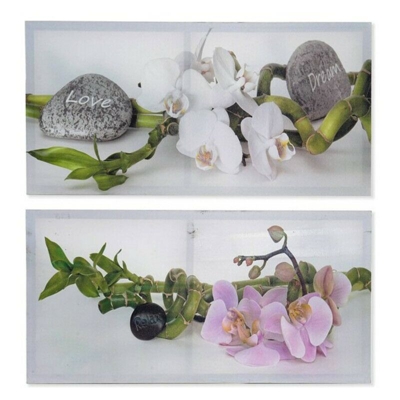 Quadro Zen Legno Orientale Tela (2 pcs) - Dekodonia