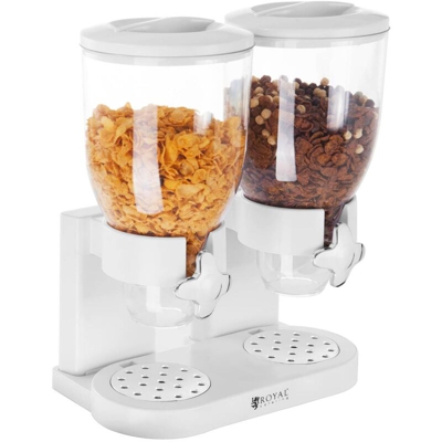 Dispenser per cereali – 2 contenitori, 7 L - ROYAL CATERING