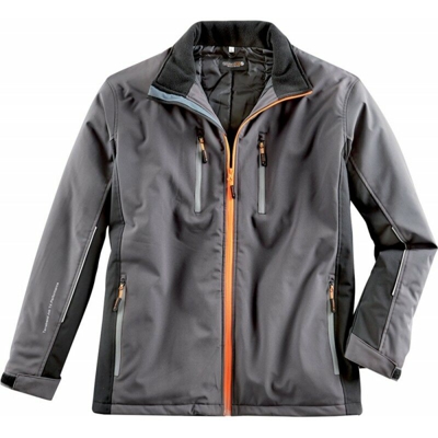 Terratrendjob - Giacca Softshell 9618 Taglia S, Nero/Antracite