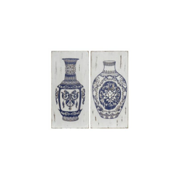 Decorazione da Parete Vaso Orientale (2 pcs) - Dekodonia precio