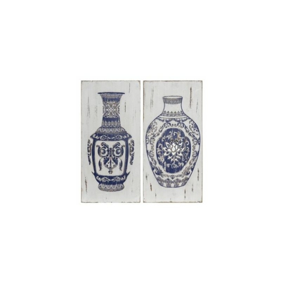 Decorazione da Parete Vaso Orientale (2 pcs) - Dekodonia