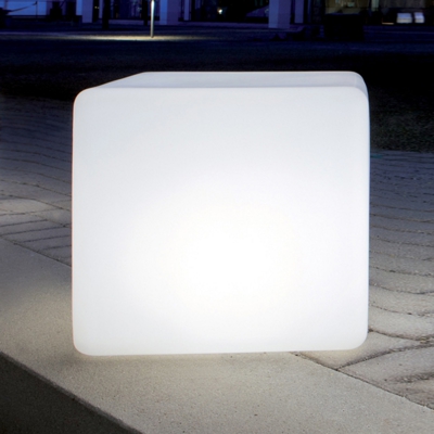 Pregiata lampada cubica Cube, 45 cm