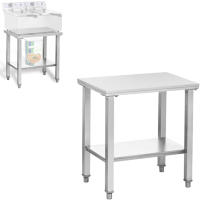 Ripiano inox per friggitrice - 62 x 42 cm - ROYAL CATERING