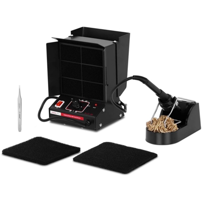 Stamos - Stazione Saldante Con Aspiratore Fumi Stazione Saldatura Aspirazione 80 W 430 °C