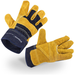Stamos Germany SWG01 Guanti da lavoro Guanti per lavorare in crosta di pelle bovina precio