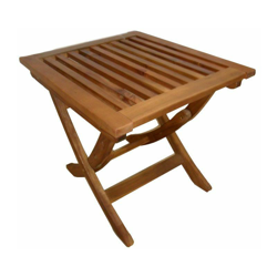 TAVOLINO BASSO IN LEGNO TAVOLINO POGGIA OGGETTI RICHIUDIBILE 44X50x45h ESTERNO - SOGARI precio