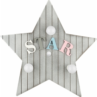 Luce A Muro 'Toy-Star' 3xE14 Senza Lampadina [MIM-9293] (MIM-9293) - GREENICE