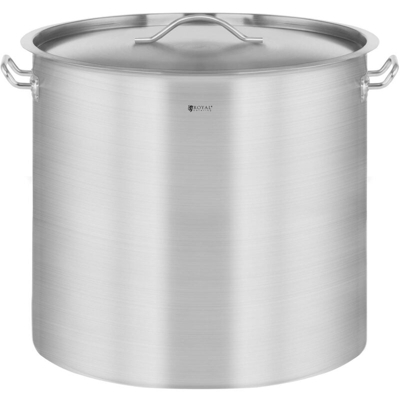 Pentola Per Induzione Pentola Acciaio Inox RCST-50E (50 L, Fondo 5 mm) - Royal Catering