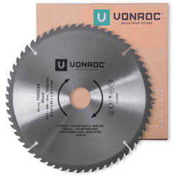 VONROC Lama per sega 210 x 30 mm - 60 denti. Per legno. Adatto per seghe da banco e troncatrici precio