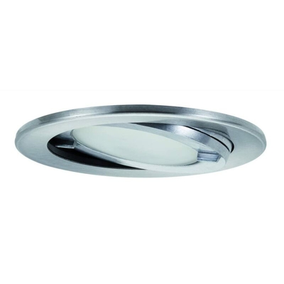 Paulmann - PULMAN - FARETTO DA INCASSO ORIENTABILE IP 44 ACCIAIO SPAZZOLATO 12W G4