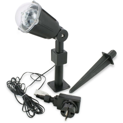 Faretto rotante a LED per discoteca da giardino - LUMINEO