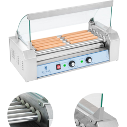 Cuoci wurstel - 5 Rulli - Acciaio inox - ROYAL CATERING características