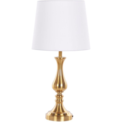 Lampada da tavolo color bianco crema 63cm HODMO - BELIANI en oferta