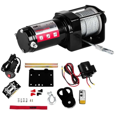 Verricello elettrico offroad - 3.500 lbs -1.587 kg - MSW