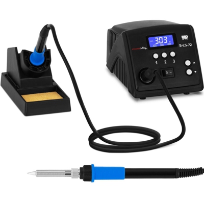Stamos - Stazione Saldante Con Saldatoio + Supporto Stazione Saldatura 90W 100-500°C LCD