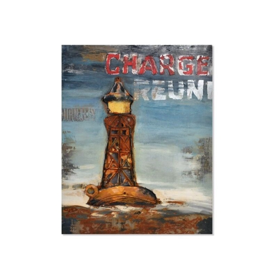 Quadro Faro Acrilico Legno Metallo (90 x 4 x 115 cm) - Dekodonia