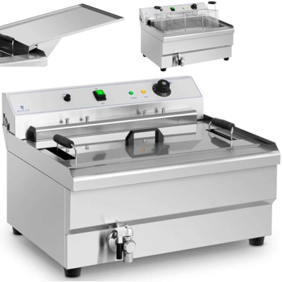Friggitrice per Pasticceria Friggitrice Elettrica 9.000W 30L - Royal Catering