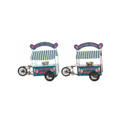 Veicolo Cotton Candy Decorazione Vintage (2 pcs) (32 x 13 x 28 cm) - Dekodonia