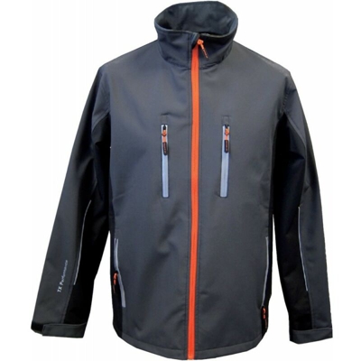Terratrendjob - Softshell Jacket 61270, Grigio Scuro / Nero, Taglia S