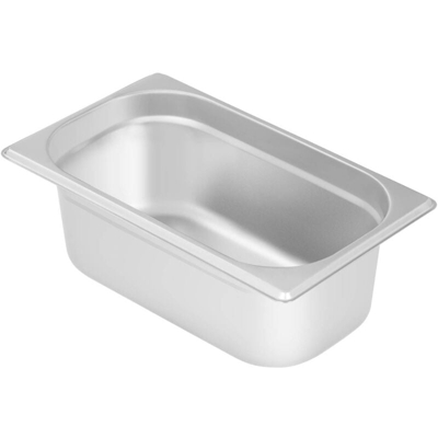 Royal Catering - Contenitore Gastronorm Contenitore Per Alimenti In Acciaio Inox 1/4 GN 100 mm