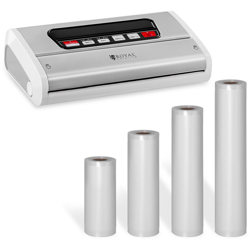 Set macchina sottovuoto per alimenti e 4 sacchetti - da 15 fino a 30 cm - acciaio inox/ABS 32 cm - ROYAL CATERING características