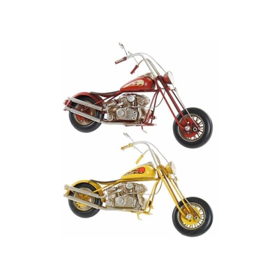 Veicolo Decorazione Vintage Moto (2 pcs) (29 x 9 x 17 cm) - Dekodonia
