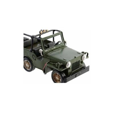 Veicolo Jeep Decorazione Vintage (17 x 9 x 9 cm) - Dekodonia