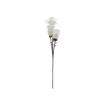 Fiore Decorativo Bianco (28 x 105 cm) - Dekodonia