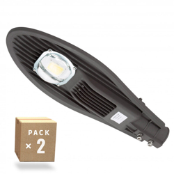 Pack 2 Lampione a LED 50W 4320Lm 50.000H | Bianco Freddo (NE-DY-STN50W-CW-PK2-AP) - GREENICE características