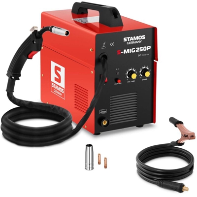 Stamos Welding - Saldatrice a filo portatile - MIG MAG - 250 A - 230 V