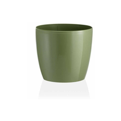 Vaso tondo Madeira Luxy Colour in resina colorati da esterno e giardino fiori piante -DIAM 22 x H 19.8 cm / Salvia - TERAPLAST precio