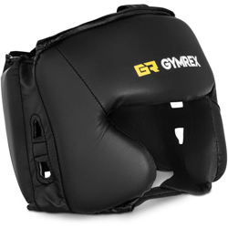 Gymrex - Casco Boxe Per Adulti Protezione Caschetto Protettivo Muay Thai Boxing Nero en oferta