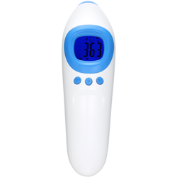Held Senza contatto n infrarossi termometro / termometro della fronte allarme febbre LCD senza spedizioni di batterie - ASUPERMALL en oferta