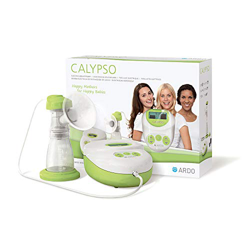 Ardo Medical 2303900101 Calypso Tiralatte Elettrico con Regolazione e Personalizzabile dell'Aspirazione e della Frequenza, Bianco/Verde en oferta