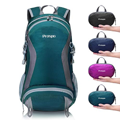 PROSPO 30L Zaino da Viaggio Leggero da Trekking Zaino da Viaggio Zaino Pieghevole Resistente all'Acqua per Alpinista all'Aperto Arrampicata Campeggio 